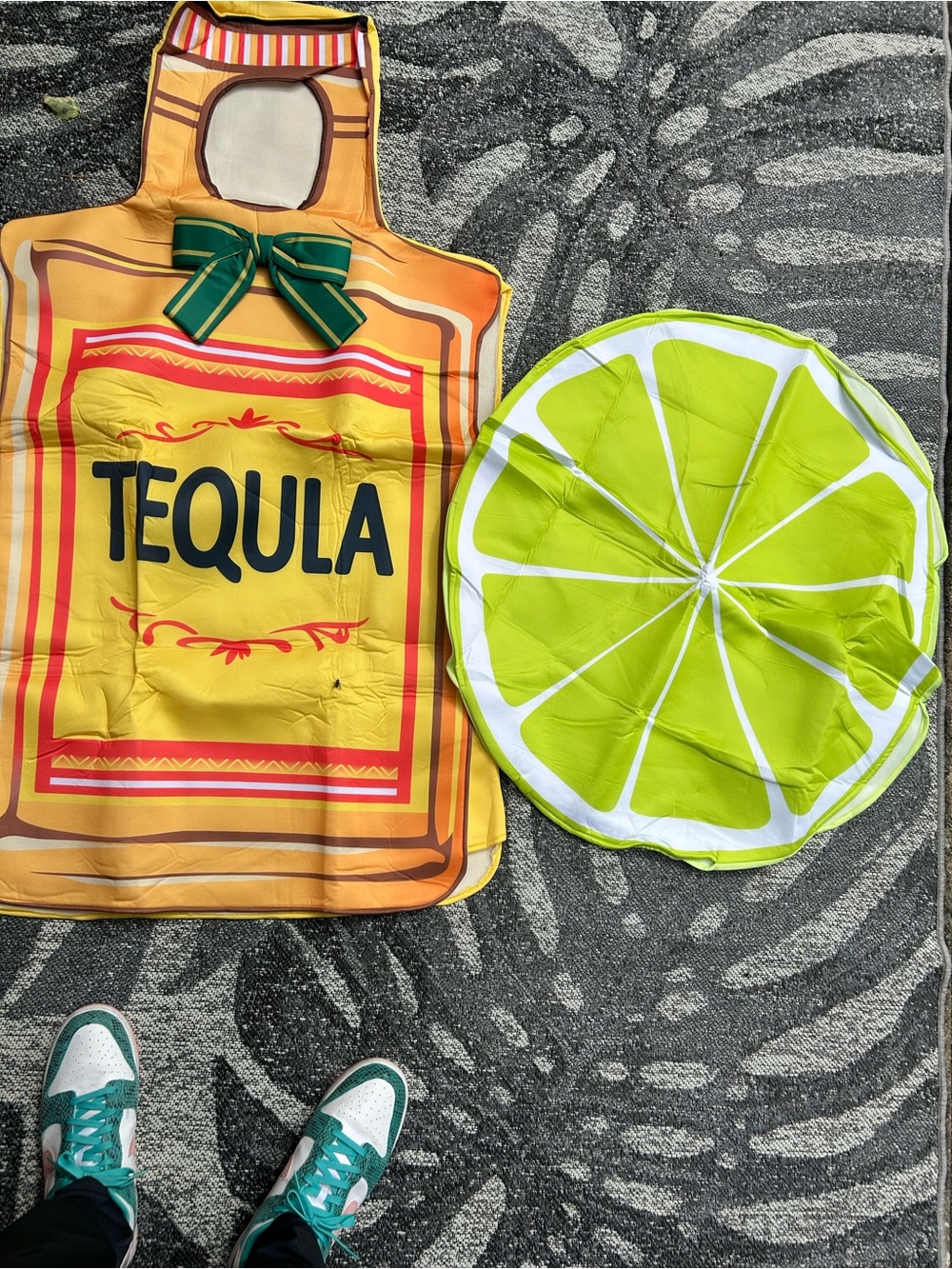 Tequila Bottle and Lime Couples Halloween Costumes, Adult One Size, Funny Adult